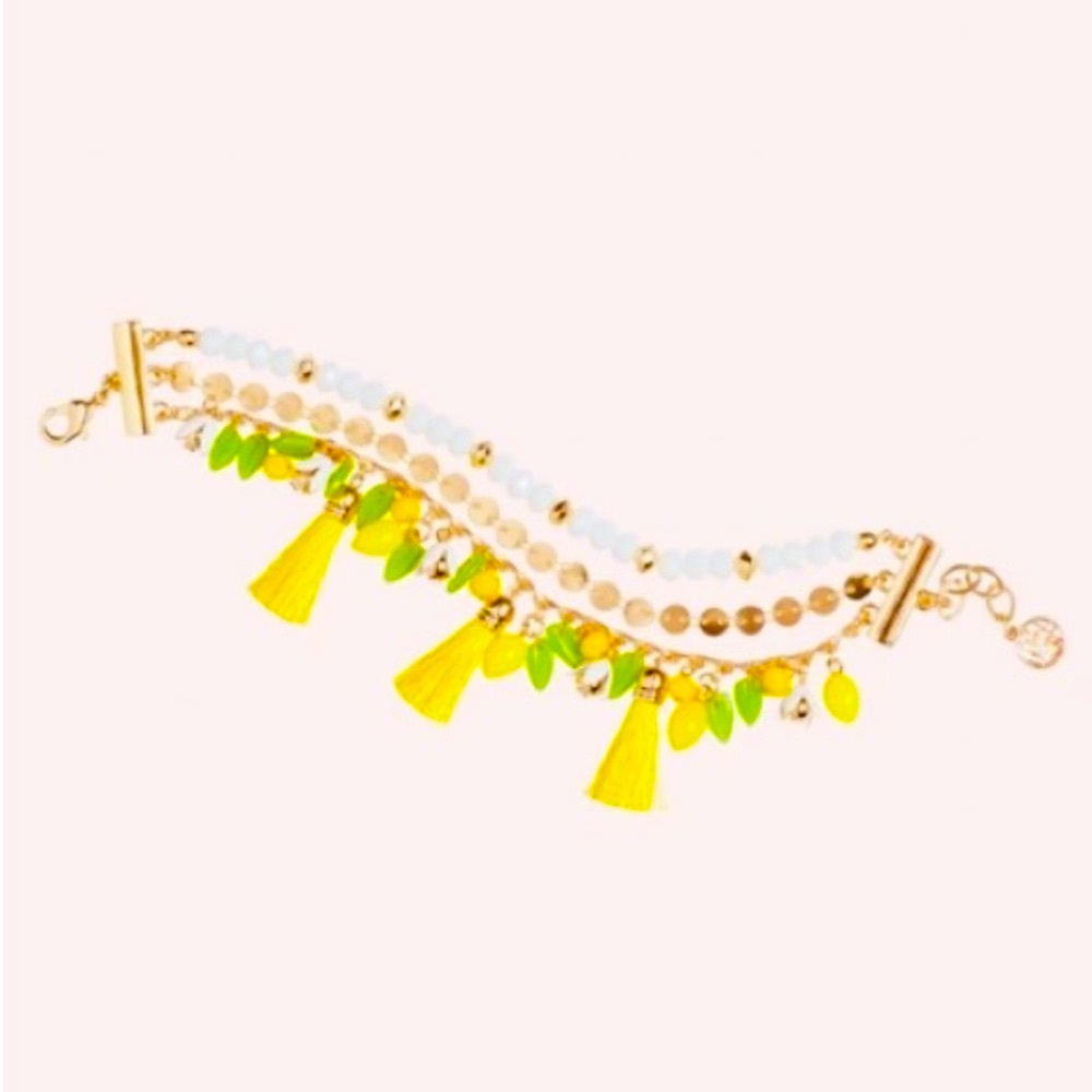 Lilly Pulitzer Lemon Grove Bracelet NWT